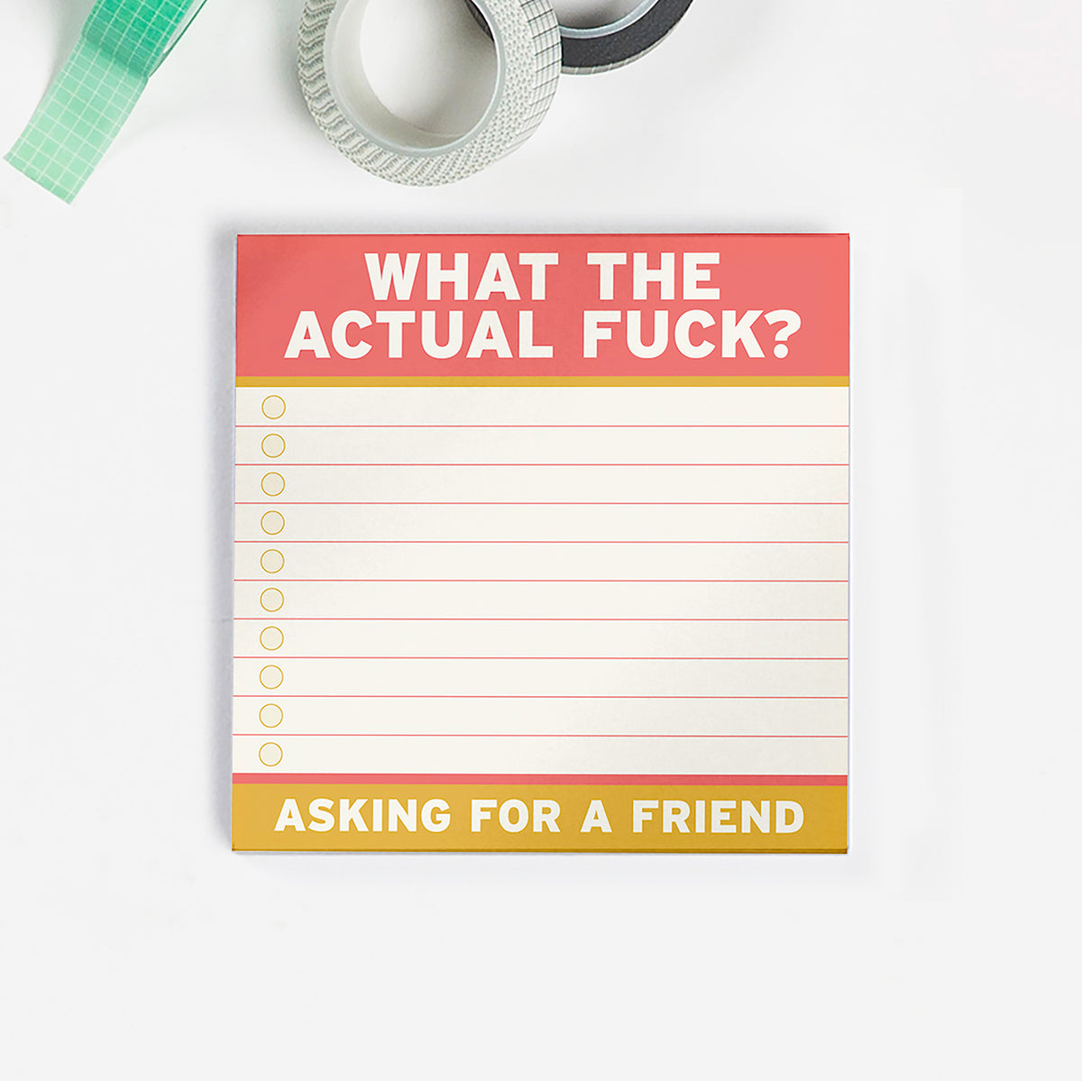 Find the most up-to-date Actual Fuck Large Sticky Notes (4 x 4-inches)  Knock Knock Price on the internet
